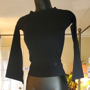 SOLACE FABIA KNIT BLOUSE [BLACK]